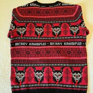 Men’s Mad Engine Size Medium Krampus Christmas Sweater